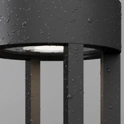 Applique Da Esterno-Maytoni vint applique da esterno a parete led 3000k ip65 cilindrica