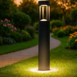 Lampioni Da Giardino-Maytoni vint lampione da giardino moderno led 9w 3000k ip65