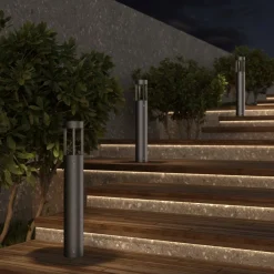 Lampioni Da Giardino-Maytoni vint lampione da giardino moderno led 9w 3000k ip65
