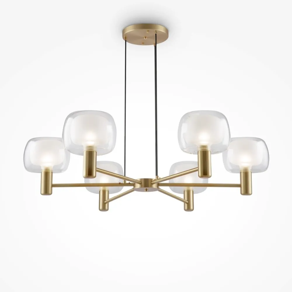 Lampadari Moderni-Maytoni vision lampadario moderno per soggiorno 6 luci