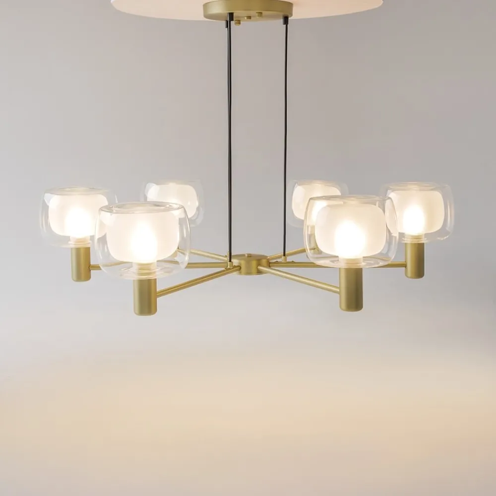 Lampadari Moderni-Maytoni vision lampadario moderno per soggiorno 6 luci
