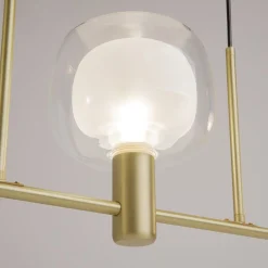 Lampadari Cucina-Maytoni vision lampadario per tavolo cucina design elegante