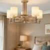 Lampadario Camera Da Letto-Maytoni vittoria lampadario camera da letto paralumi in tessuto
