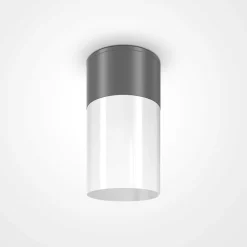 Faretti Da Esterno-Maytoni willis faretto grafite a soffitto da esterno tondo ip54
