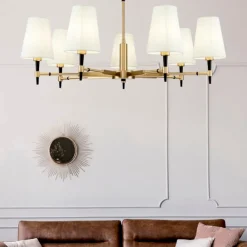 Lampadari Moderni-Maytoni zaragoza lampadario moderno per salotto 7 luci