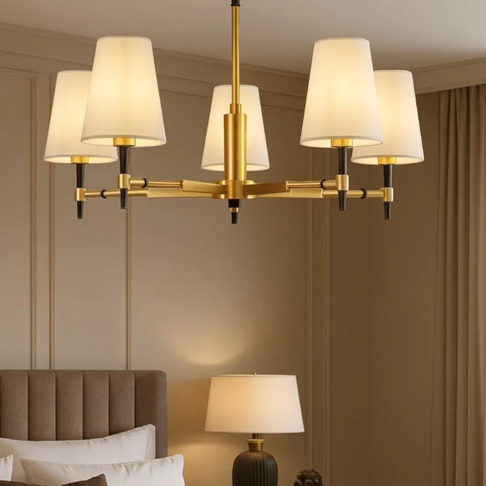 Lampadario Camera Da Letto-Maytoni zaragoza lampadario per camera da letto 5 luci