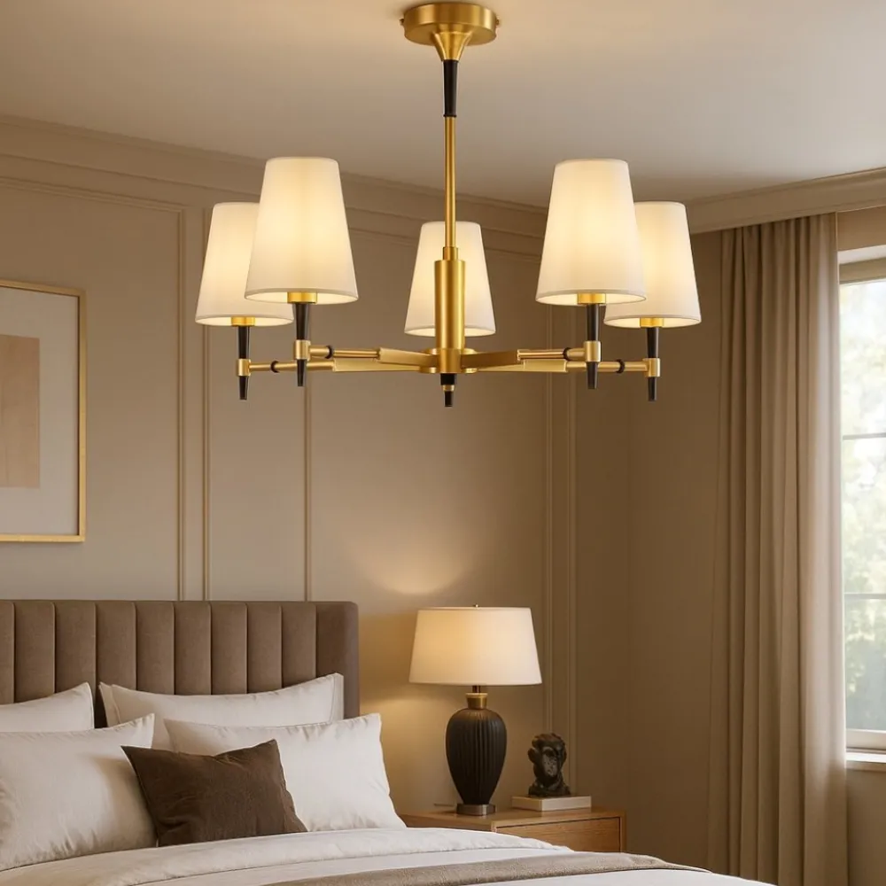 Lampadario Camera Da Letto-Maytoni zaragoza lampadario per camera da letto 5 luci