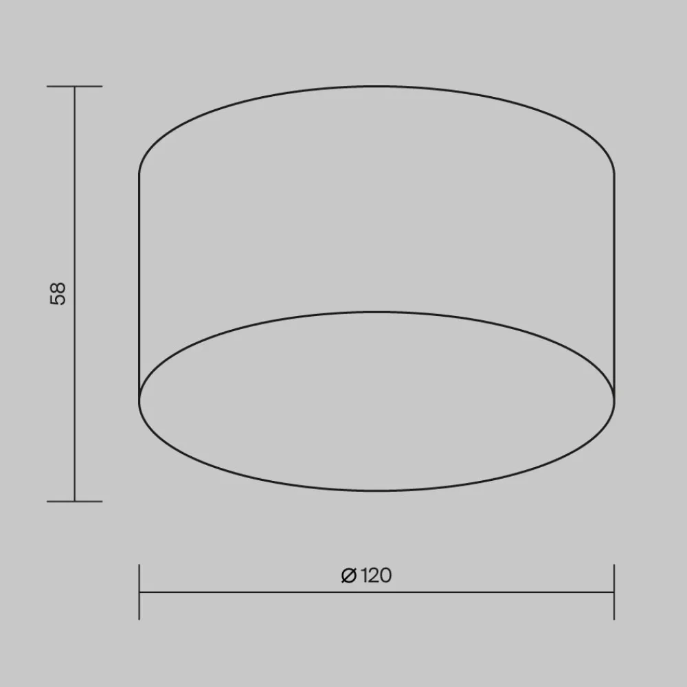 Faretti Da Esterno-Maytoni zon ip faretto bianco a soffitto da esterno led 15w 3000k