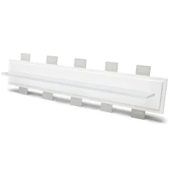 Applique Da Parete-Selezionato da Mazzolaluce Mensola di vetro luminosa da incasso a parete led 12w 4000k
