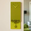 Orologi Da Parete Moderni-Selezionato da Mazzolaluce Merletto orologio da parete a pendolo moderno legno verde oliva