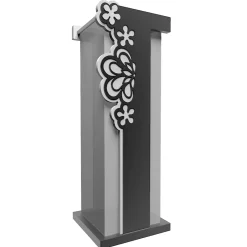 Mobili Ingresso Moderni-Selezionato da Mazzolaluce Merletto portaombrelli moderno legno colore nero