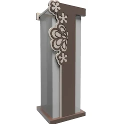 Mobili Ingresso Moderni-Selezionato da Mazzolaluce Merletto portaombrelli moderno colore cioccolato