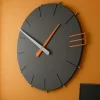 Orologi Da Parete Moderni-Selezionato da Mazzolaluce Mike orologio da parete moderno legno colore grigio quarzo
