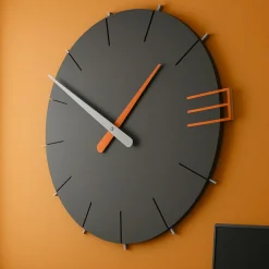 Orologi Da Parete Moderni-Selezionato da Mazzolaluce Mike orologio da parete moderno legno colore grigio quarzo