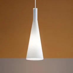 Lampade A Sospensione-Ideal Lux Milk sp1 lampada pendente isola cucina vetro bianco