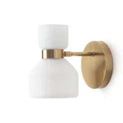 Applique Da Parete-Miloox fifty applique oro lampada da parete moderna orientabile
