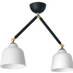 Plafoniere Moderne-Miloox neoretro plafoniera da cucina luci orientabili