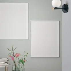 Applique Da Parete-Miloox pomi applique moderna nero sfera vetro bianco