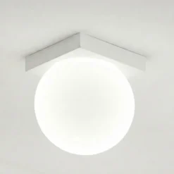 Plafoniere Moderne-Perenz Illuminazione Mini lampada da soffitto parete led sfera bianca dot perenz