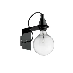 Applique Da Parete-Ideal Lux Minimal ap1 applique da parete 8w 3000k nero