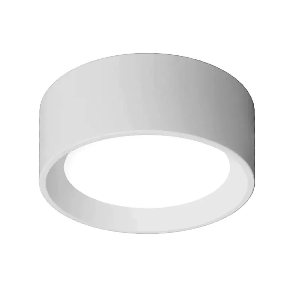Plafoniere Moderne-Linea Light Mini plafoniera tara bianca rotonda led 8w 3000k
