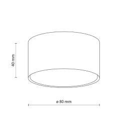 Plafoniere Moderne-Selezionato da Mazzolaluce Mini plafoniera nera per cucina gx53