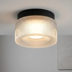 Plafoniere Moderne-Vivida International Mini plafoniera pilastro vivida vetro bianco satinato