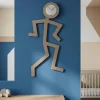 Orologi Da Parete Moderni-Selezionato da Mazzolaluce Mino orologio moderno da parete legno colore caffelatte