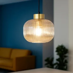 Lampade A Sospensione-Ideal Lux Mint-2 sp1 lampada vetro fume