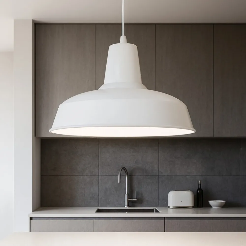 Lampadari Cucina-Ideal Lux Moby sp1 bianco lampadario per cucina bianco