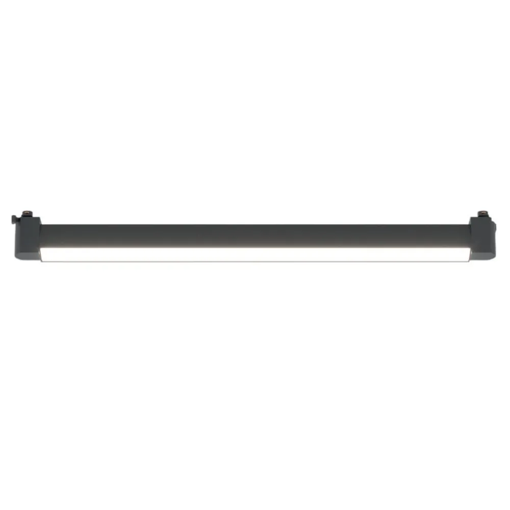 Illuminazione A Binario-Selezionato da Mazzolaluce Modulo led nero 90cm per binario monofase 40w 3000k