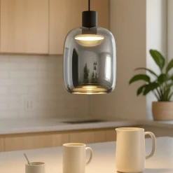 Lampade A Sospensione-Eglo Molochio z lampada a sospensione per cucina led rgb da 2700k a 6500k