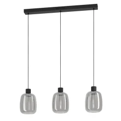 Lampadari Cucina-Eglo Molochio z lampadario da cucina minimal con 3 luci led rgb da 2700k a 6500k