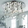Plafoniere Moderne-Ideal Lux Moonlight pl12 plafoniera per camera da letto pendenti di cristallo 60cm