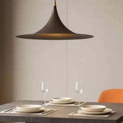 Lampadari Moderni-Linea Light Morgana lampadario tavolo da pranzo marrone e27