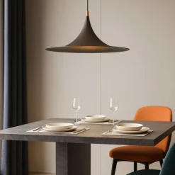 Lampadari Moderni-Linea Light Morgana lampadario tavolo da pranzo marrone e27