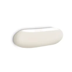 Applique Da Parete-Ideal Lux Moris ap2 applique vetro ovale bianco moderna per interni