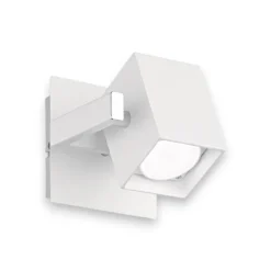 Applique Camera Da Letto-Ideal Lux Mouse ap1 applique da comodino per camera da letto luce orientabile bianco