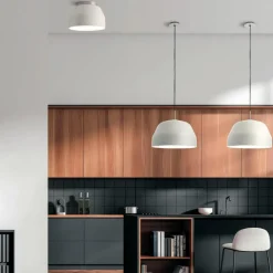 Plafoniere Moderne-Miloox Mug plafoniera moderna sabbia rotonda per soggiorno