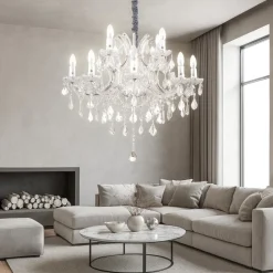 Lampadari Moderni-Ideal Lux Napoleon sp12 lampadario cristallo