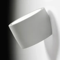 Applique Da Parete-Sforzin Illuminazione Nasso sforzin bianco lampada da parete in gesso design moderna