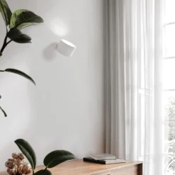 Applique Da Parete-Sforzin Illuminazione Nasso sforzin bianco lampada da parete in gesso design moderna