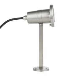 Faretti Da Esterno-Eglo Nema faretto a picchetto grigio per giardino orientabile
