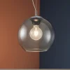 Lampade A Sospensione-Ideal Lux Nemo sp1 lampada a sospensione da cucina vetro sfumato