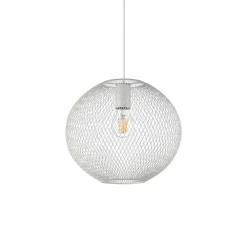 Lampade A Sospensione-Ideal Lux Net sp1 d29 bianco lampada a sospensione per cucina