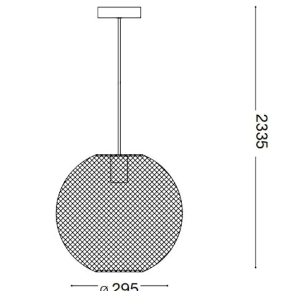 Lampade A Sospensione-Ideal Lux Net sp1 d29 bianco lampada a sospensione per cucina