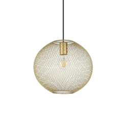 Lampade A Sospensione-Ideal Lux Net sp1 d29 lampada a sospensione oro