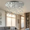 Plafoniere Moderne-Ideal Lux Neve pl12 cromo plafoniera sfere vetro trasparente