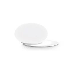 Abat Jour-Ideal Lux Ninfea tl1 lampada abat-jour ninfea vetro bianco
