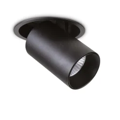 Faretti Da Incasso-Ideal Lux Nova fi faretto da incasso led nero per controsoffitto nero 12w 4000k 220v